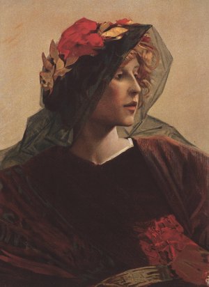 Imperia by Alfred-Pierre Agache Oil Painting