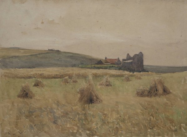 Main Product Photo of Wheatfield Painting by Alfred R. Waud