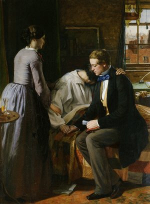 Old Schoolfellows by Alfred Rankley Oil Painting