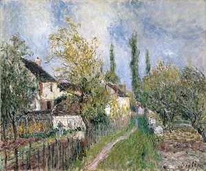 A Path at Les Sablons by Alfred Sisley Oil Painting