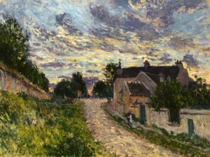 A Path in Louveciennes painting by Alfred Sisley