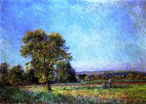 A Summer's Day by Alfred Sisley - Oil Painting Reproduction