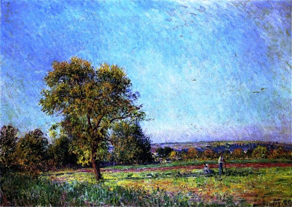 Main Product Photo of A Summer's Day Painting by Alfred Sisley