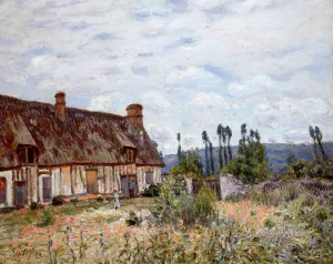 Abandoned Cottage by Alfred Sisley - Oil Painting Reproduction