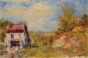 Abandoned House by Alfred Sisley - Oil Painting Reproduction