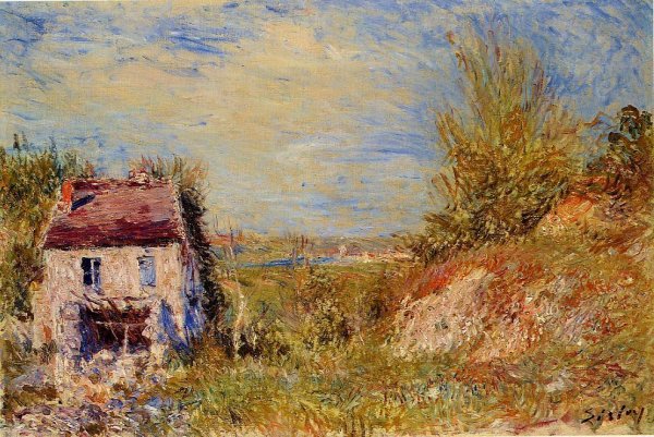 Main Product Photo of Abandoned House Painting by Alfred Sisley