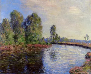 Banks of the Loing by Alfred Sisley - Oil Painting Reproduction