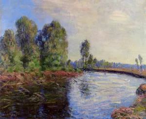 Banks of the Loing Oil painting by Alfred Sisley