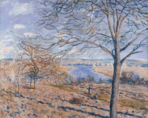 Banks of the Loing, Autumn Effect by Alfred Sisley Oil Painting