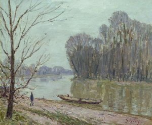 Banks of the Loing, Winter