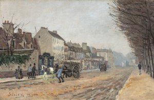 Boulevard Heloise by Alfred Sisley Oil Painting