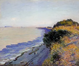 Bristol Channel from Penarth, Evening Oil painting by Alfred Sisley