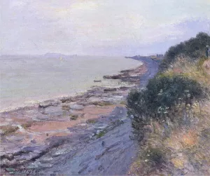 Cliffs at Penarth, Evening, Low Tide by Alfred Sisley Oil Painting