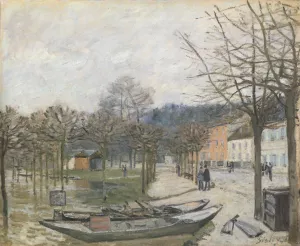 Flood at Port Marly painting by Alfred Sisley