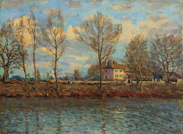 Main Product Photo of Grand Jatte Painting by Alfred Sisley
