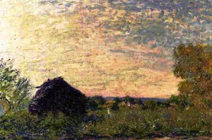 Haystack painting by Alfred Sisley