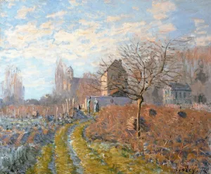 Hoar Frost -St. Martin's Summer (Indian Summer) Oil painting by Alfred Sisley