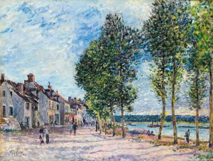 La Seine a Bougival by Alfred Sisley Oil Painting