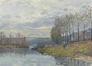 La Seine a Bougival by Alfred Sisley Oil Painting
