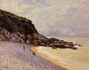 Lady's Cove before the Storm (Hastings) by Alfred Sisley - Oil Painting Reproduction