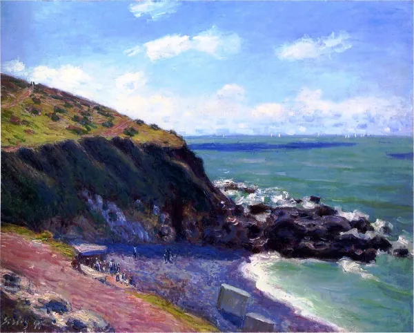 Lady's Cove by Alfred Sisley Oil Painting Reproduction For Sale