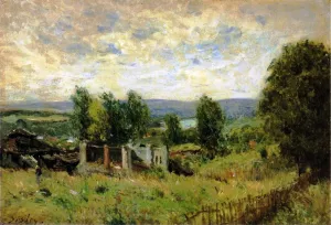 Landscape in Summer painting by Alfred Sisley