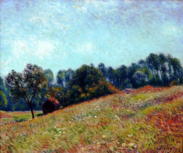 Le Vallon by Alfred Sisley - Hand-Painted Oil Painting Reproduction