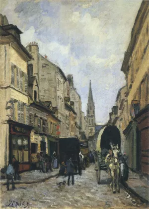 Main Street in Argenteuil painting by Alfred Sisley