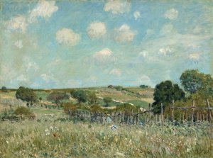 Meadow by Alfred Sisley Oil Painting