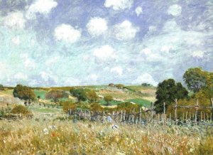 Meadow by Alfred Sisley Oil Painting