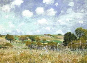 Meadow by Alfred Sisley Oil Painting