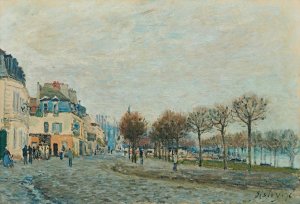 Port-Marly avant l'inondation by Alfred Sisley Oil Painting