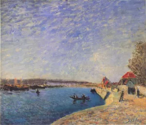 River Loing at Saint Mammes painting by Alfred Sisley
