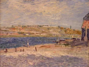 Riverbanks at Saint-Mammes by Alfred Sisley Oil Painting