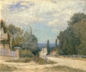 Route from Louveciennes by Alfred Sisley Oil Painting