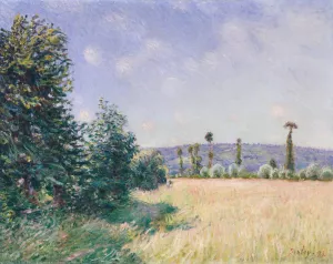 Sahurs Meadows in Morning Sun Oil painting by Alfred Sisley