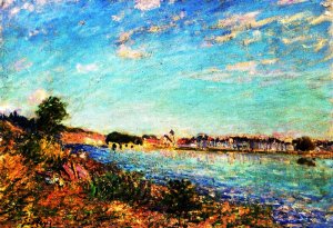 Saint-Mammes 2 by Alfred Sisley Oil Painting