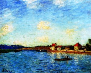 Saint-Mammes 3 by Alfred Sisley Oil Painting