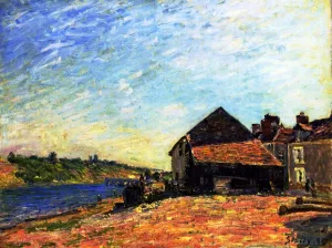 Saint-Mammes 4 by Alfred Sisley - Oil Painting Reproduction