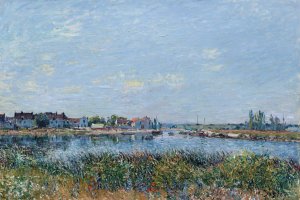 Saint-Mammes, Le Matin by Alfred Sisley Oil Painting