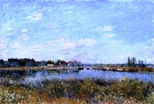 Saint-Mammes, Morning Le Matin by Alfred Sisley Oil Painting