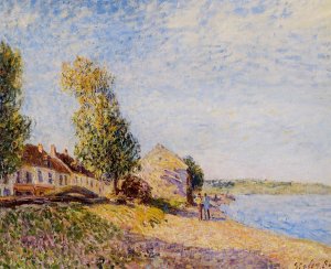 Saint-Mammes by Alfred Sisley Oil Painting
