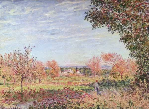 September Morning Oil painting by Alfred Sisley