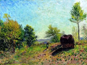 The Edge of the Forest by Alfred Sisley - Oil Painting Reproduction