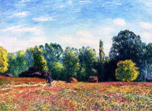 The Edge of the Forest by Alfred Sisley - Oil Painting Reproduction