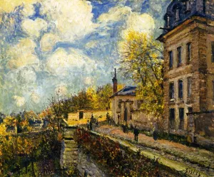 The Factory at Sevres by Alfred Sisley Oil Painting