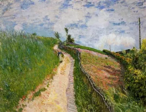 The Hill Path, Ville d'Avray by Alfred Sisley Oil Painting