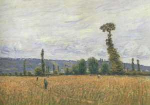 The Hills of La Bouille by Alfred Sisley Oil Painting