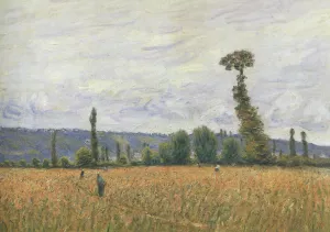 The Hills of La Bouille by Alfred Sisley - Oil Painting Reproduction