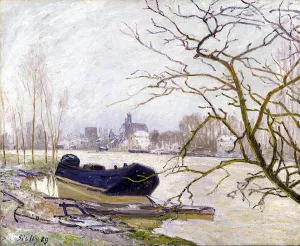 The Loing at High Water painting by Alfred Sisley